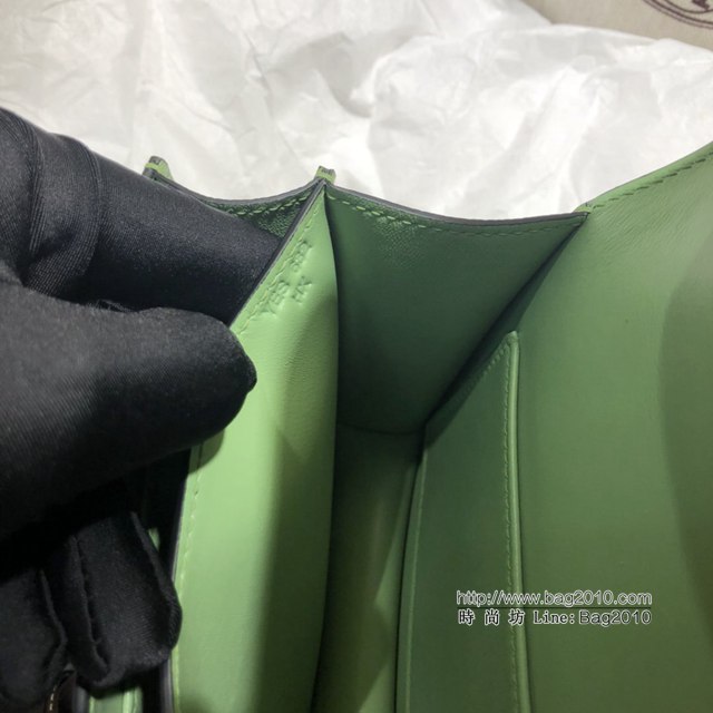 Hermes空姐包 愛馬仕Constance半手工19cm Epsom掌紋小牛進口皮 Hermes單肩斜挎包  tdh2121